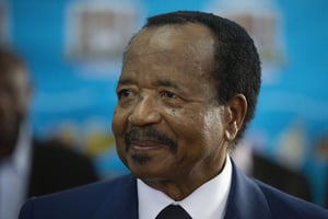 Paul Biya, en octobre 2018, à Yaoundé. © NIC BOTHMA/EPA/MAXPPP