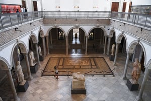 Salle de Carthage dans le musée du Bardo, à Tunis © NATALIA SELIVERSTOVA/AFP