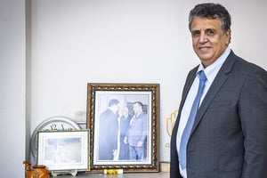 Abdellatif Ouahbi, secrétaire général du PAM et ministre marocain de la Justice. © MOHAMED DRISSI K. POUR JA