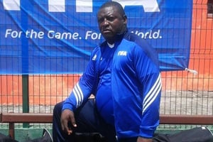 Patrick Assoumou Eyi, ancien entraîneur de l’équipe des moins de 17 ans du Gabon, est aujourd’hui directeur technique de la première ligue du pays. © DR
