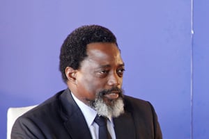 Joseph Kabila, en janvier 2018. © Kenny-Katombe Butunka/REUTERS