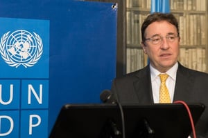 Achim Steiner est, depuis avril 2017, l’administrateur du Programme des Nations unies pour le développement (Pnud). © Sirak Gebrehiwot/UNRCO/Flickr/Licence CC