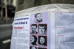 58e commémoration du massacre de Charonne, le 9 février 2020, à Paris. © Sadak Souici/Le Pictorium/MAXPPP
