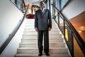 Le leader de l’opposition camerounaise, Maurice Kamto. © STEPHANE DE SAKUTIN/AFP