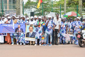 Meeting du RDPC, à Yaoundé, en octobre 2018. © MABOUP