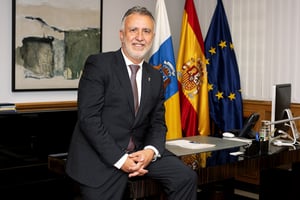 Ángel Víctor Torres, président de la Communauté autonome des Canaries. © Tato Goncalves.