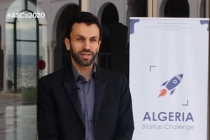 Noureddine Ouadah © Algeria Startup Challenge via Youtube