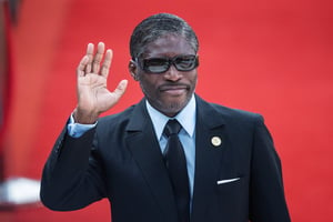 Le vice-président de Guinée équatoriale, Teodoro Nguema Obiang Mangue, surnommé Teodorín. © Michele Spatari/AFP