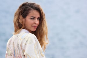 Sofia Alaoui, à Cannes, le 14 octobre 2020. © VALERY HACHE/AFP