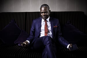 Le Premier ministre congolais Anatole Collinet Makosso. © Alexandre Gouzou pour JA.