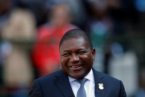 Le président du Mozambique, Filipe Nyusi, le 25 mai 2019. © Siphiwe Sibeko/REUTERS.