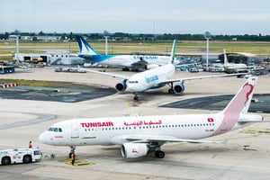 La flotte de la compagnie sera uniformisée, Tunisair comptant progressivement se séparer de ses 737-600 et de ses A319 pour se recentrer sur ses A330 et A320 neo. © Gilles ROLLE/REA