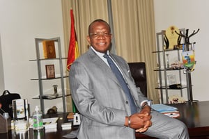 Ibrahima Kassory Fofana est le nouveau président du Comité exécutif provisoire du Rassemblement du peuple de Guinée. © CELLOU BINANI pour JA