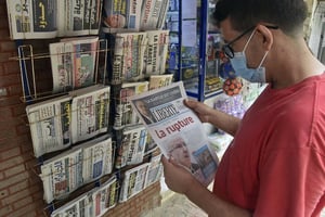 Le quotidien a été créé en 1992 à Alger par trois journalistes. © YAD KRAMDI/AFP