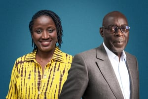 Carine Coura Sene (Wave) et Alioune Ndiaye (Orange Afrique) © MONTAGE JA : Linkedin ; Vincent Fournier pour JA