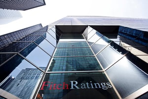 Le siège social de Fitch Ratings à New York. © James LEYNSE/REA