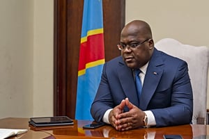 Félix Tshisekedi, à Kinshasa, le 13 décembre 2019. © Robert Carruba pour JA