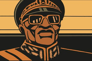 Le personnage de T’Zée est inspiré de Mobutu, mais aussi du despote ougandais Idi Amin Dada © DR