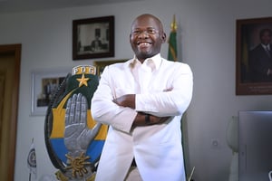 Steeve Nzegho Dieko, à Libreville, le 10 mai 2022. © DR