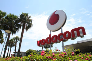 Le siège de Vodacom se trouve à Midrand, en Afrique du Sud. © Photographer: Nadine Hutton/Bloomberg via Getty Images