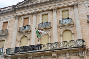 Siège de la Banque d’Algérie, à Alger. © Mourad/SIPA/