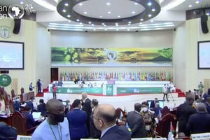 Ouverture du sommet extraordinaire des chefs d’État de l’Union africaine, le 27 mai, à Malabo © African Union
