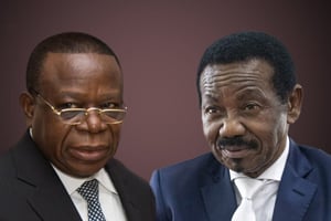 Modeste Bahati Lukwebo et Christophe Mboso. © Montage JA; BENOIT DOPPAGNE/Belga via AFP; Arsène Mpiana pour JA