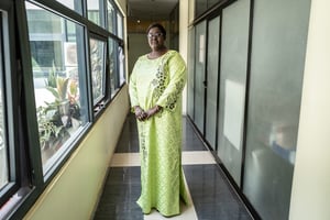Marie Khémesse Ngom Ndiaye, ministre de la Santé du Sénégal, en 2020. © Sylvain Cherkaoui pour JA