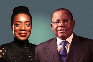 Michèle Ndoki et Maurice Kamto. © DR – Montage JA
