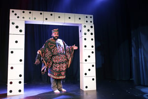 L’humoriste français Dieudonné au Théâtre de la Main-d’Or, à Paris, en janvier 2014. © Gonzalo Fuentes/REUTERS