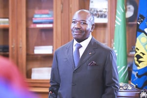 Ali Bongo Ondimba, président du Gabon depuis 2009, a réussi à renforcer cette année les positions budgétaire et extérieure du pays. © Weyl Laurent/Presidence Gabon