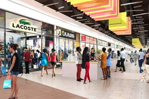 Représentation 3D du centre commercial PlaYce, à Yaoundé. © PlaYce.