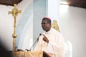 Samuel Kleda est propulsé sur le devant de la scène en 2017, avec la mort de l’évêque de Bafia, Mgr Jean-Marie Benoît Balla, dans des conditions troubles. © Max Mbakop