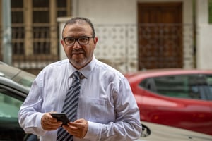 Le Marocain Mohammed Benmoussa, économiste, membre de la Commission spéciale pour le nouveau modèle de développement (CSMD),en septembre 2019. © Mohamed Drissi Kamili