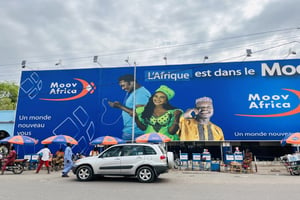 Dans les rues de N’Djamena, en juillet 2022. © François-Xavier Freland pour JA