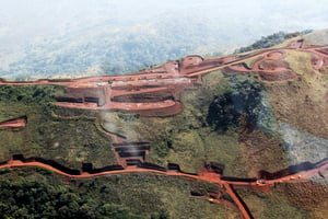 Le gisement de fer du Simandou est l’un des plus importants au monde. © Rio Tinto