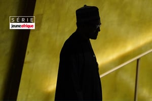 Muhammadu Buhari arrive à la 74e session de l’Assemblée générale des Nations unies à New York, le 24 septembre 2019. © REUTERS/Carlo Allegri