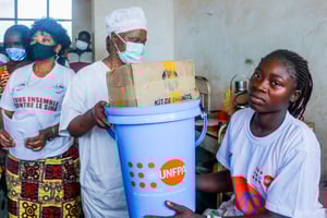 Campagne de réparation gratuite de la fistule obstétricale à Buta, dans le Bas Uele, en RDC. © UNFPARDC