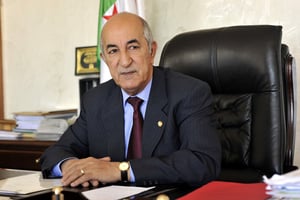 Le président algérien Abdelmadjid Tebboune. © Samir Sid