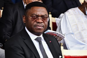 Ferdinand Ngoh Ngoh le 20 mai 2022, à Yaoundé. © MABOUP