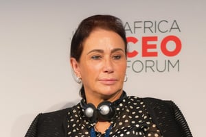 Rita Maria Znuber, lors de l’Africa CEO Forum (ACF) de 2019 à Kigali. © Pacifique HIMBAZA