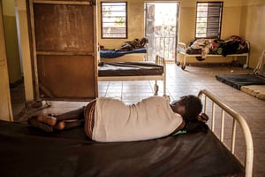 À l’hôpital psychiatrique pour femmes de Freetown, au Sierra Leone, le 16 février 2022. © Finbarr O’Reilly/NYT-REDUX/REA