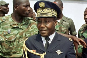 Le général ivoirien Robert Gueï, ici photographié le 5 janvier 2000, a été assassiné le 19 septembre 2002. © Clement Ntaye/AP/SIPA