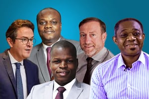 De gauche à droite : Serge Dassarecos, Harnold Coffi, Adama Ouattara, Ridha Tekaia, Willy Tchiengue © DR – Montage JA