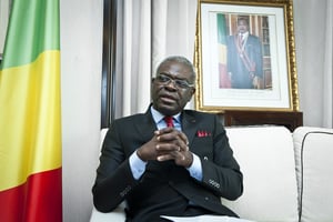Anatole Collinet Makosso, le Premier ministre congolais. © Vincent FOURNIER pour JA