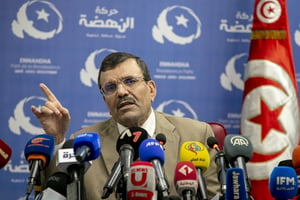 L’ancien chef du gouvernement, Ali Larayedh, à Tunis, le 26 septemre 2022.