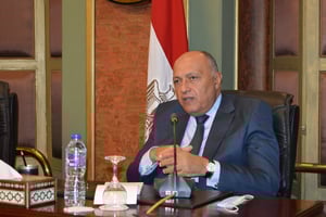 Le ministre égyptien des Affaires étrangères, Sameh Shokry. © DR