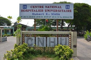 Le Centre national hospitalier universitaire Hubert Koutoukou Maga à Cotonou, au Bénin. © CNHU-HKM.