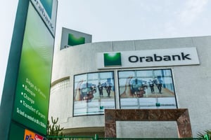Façade de la banque Orabank, Abidjan, Côte d’Ivoire. Façade de la banque Orabank, Abidjan, Côte d’Ivoire. Mars 2016
© Jacques Torregano pour JA.