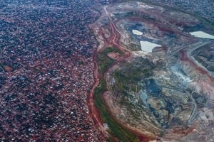 Mine de cobalt et de cuivre à Lubumbashi, en RDC. © Ashley Gilbertson / The New York Times-Redux-REA.